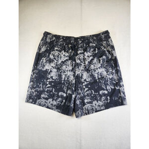 Men's VRST Beach Casual Shorts Tattoo Floral print Gray Medium